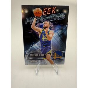2025 Topps Chrome Stephen Curry Golden State Warriors Sleek Finisher Card